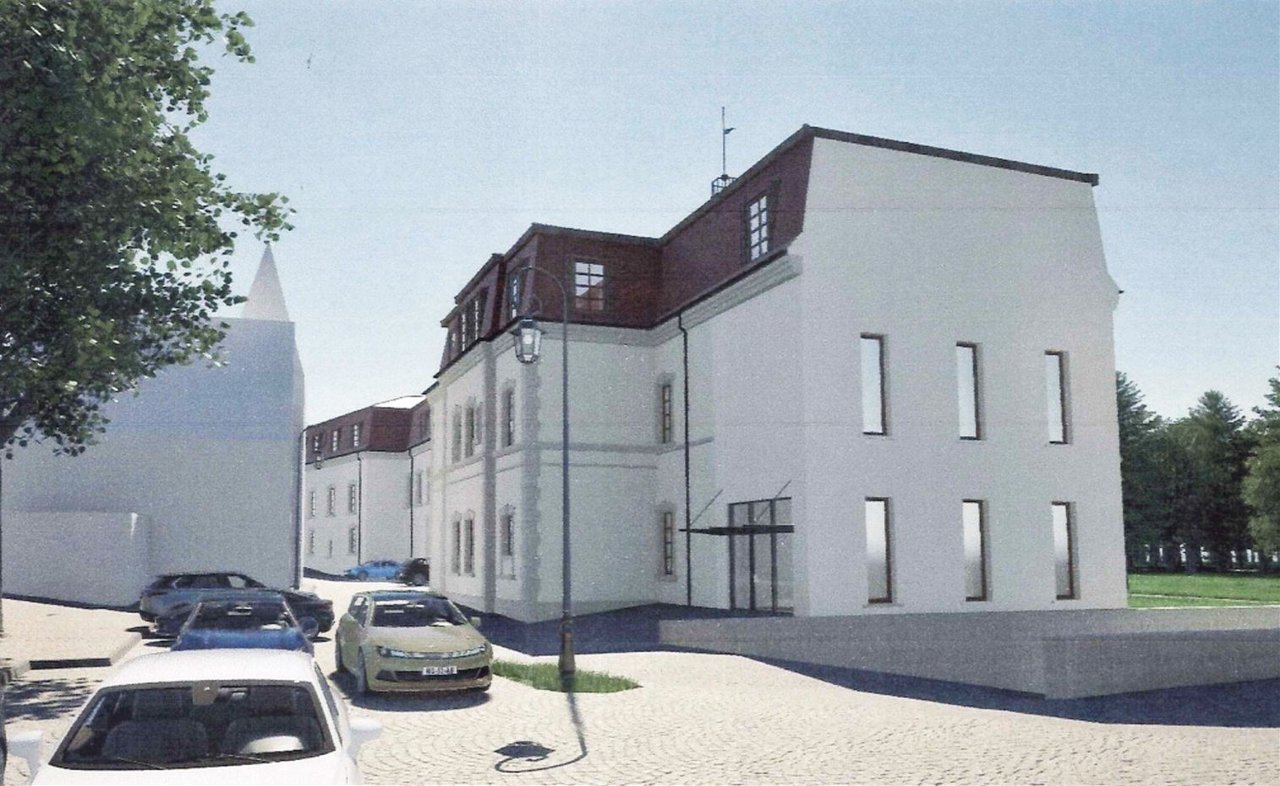 Ruiny zamku w Strzelcach Opolskich