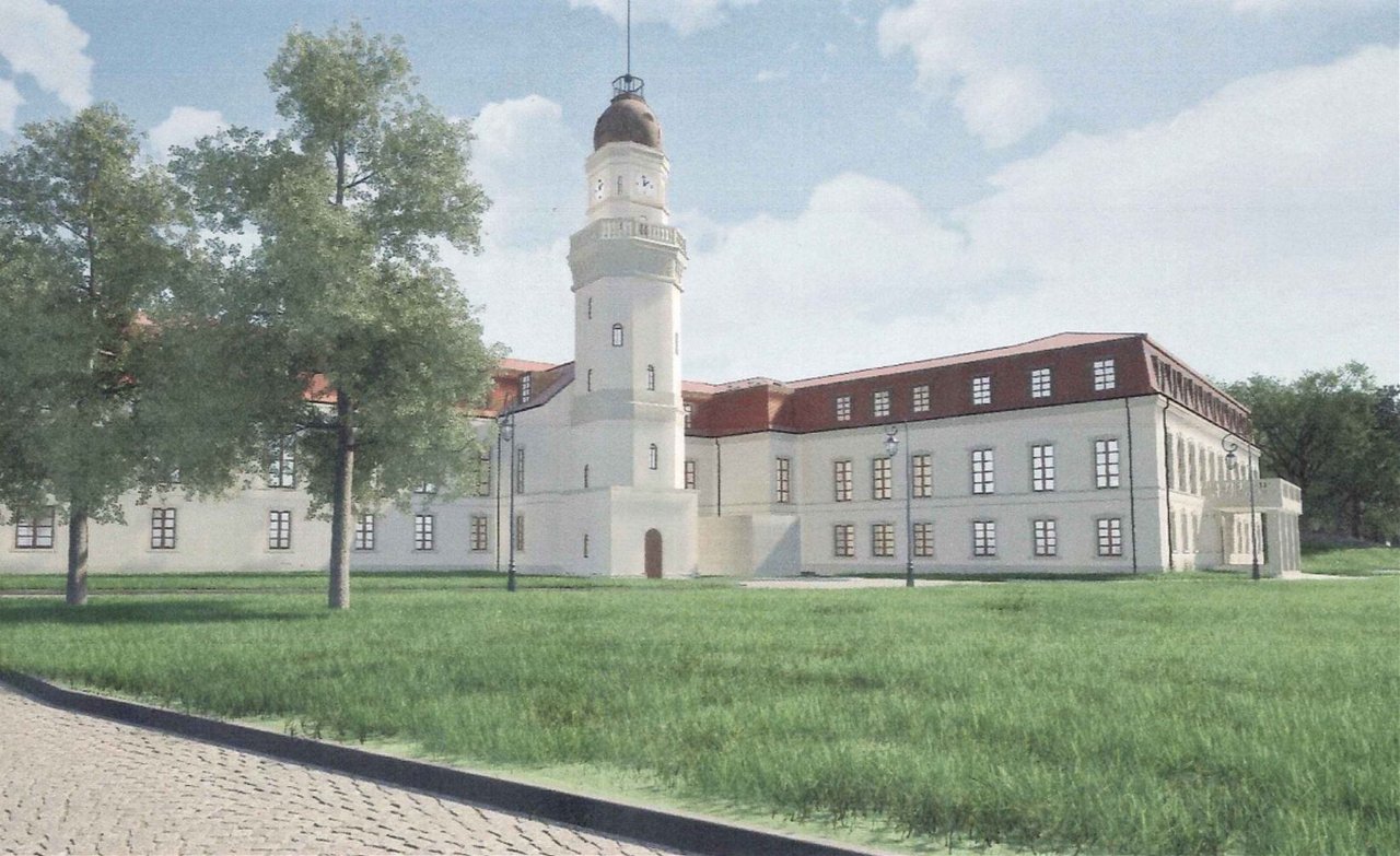 Ruiny zamku w Strzelcach Opolskich